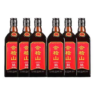 会稽山纯正五年绍兴黄酒陈酿5年加饭酒官方正宗花雕酒500ml*6瓶装