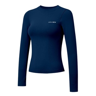 悠美瑜伽服女秋冬新款紧身健身服弹力上衣打底衫t恤跑步长袖户外