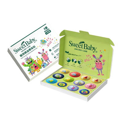 儿童专用植物精油爆珠驱蚊贴户外防蚊成人学生宝宝婴幼儿神器贴纸