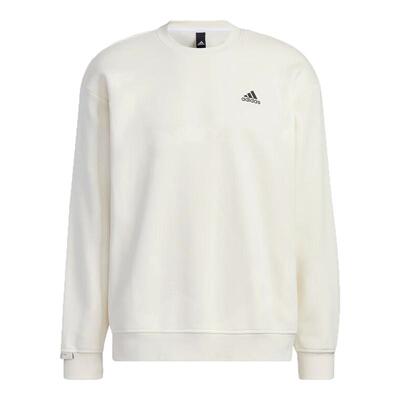 阿迪达斯男女装LABEL SWEATER运动圆领套头衫舒适休闲卫衣IB2713