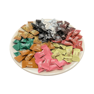 糖花顺嚼着吃的咖啡糖即食咖啡豆糖袋装糖果多种口味招待糖果零食