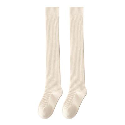 Enjoyit羊毛保暖双针大腿过膝袜