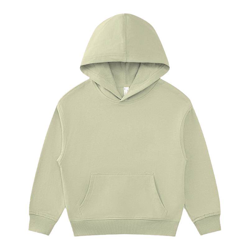 儿童卫衣定制印LOGO 订做连帽衫幼儿园班服diy加绒学校服秋冬圆领