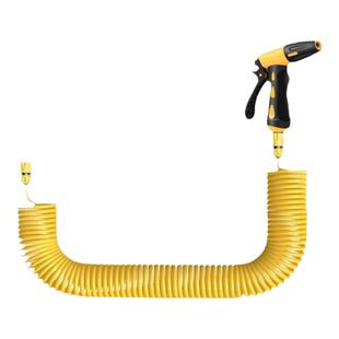 高压洗车水枪家用喷头冲洗浇花伸缩增压水管弹簧软管汽车清洗神器