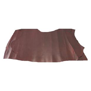 D5153酒红棕色复古变色油蜡植鞣头层牛皮1.4略挺真皮手工DIY皮料