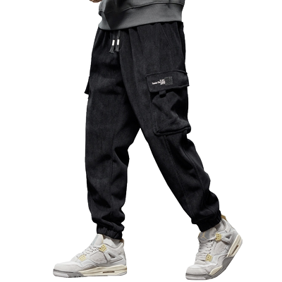 罗蒙加绒加厚裤子男士休闲裤冬季