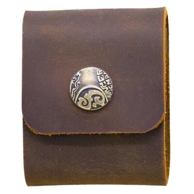 古道zippo便携头层牛皮打火机套