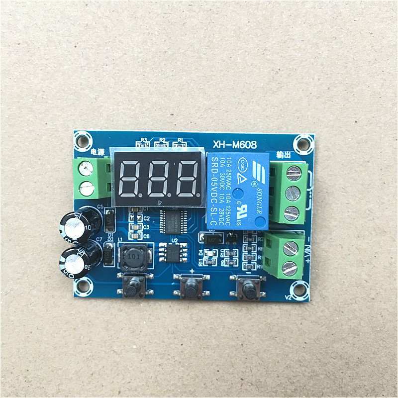 XH-M608 蓄电池充放电模块 集成电压表 欠压过压保护 定时充放电