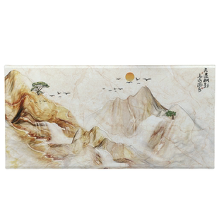 花砖300X600 厨房餐厅卫生间个性欧式艺术内墙砖装饰定制瓷砖花片