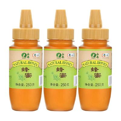 中粮山萃百花多源蜂蜜250g×3瓶