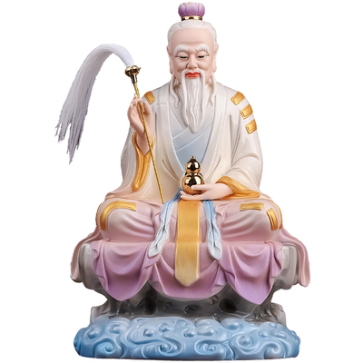 陶瓷太清道德天尊太上老君神像