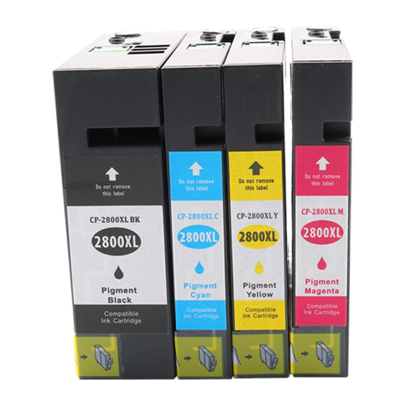 彩格适用佳能PGI-2800墨盒MB5180 MB5480 MB5080 MB5070彩色IB4180 IB4080 4070 5370喷墨打印机墨盒四色