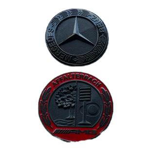 适用奔驰新E级改装E53 E63S E43车尾标字标AMG黑色V8biturbo车贴