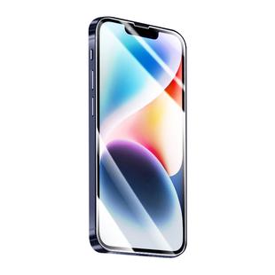 适用苹果14钢化膜高清抗蓝光iphone14pro手机膜护眼防指纹ipone14plus刚化膜防摔无白边14promax全屏覆盖玻璃