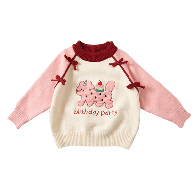 女童毛衣针织衫秋冬款打底衫洋气