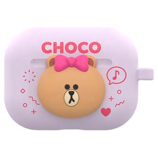 LINE布朗熊苹果蓝牙耳机套AirPods Pro硅胶保护套可爱卡通软
