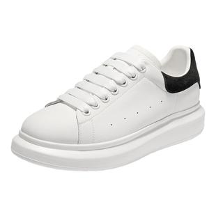 百丽男鞋百搭小白鞋男秋季厚底增高潮流休闲运动板鞋子A2080CM4