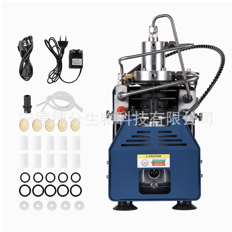 电动高压打气机30mpa充气泵40mpa小型单缸水冷筒潜水充气船