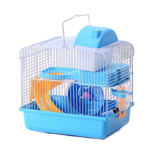 仓鼠笼子小城堡鼠笼双层小用品的超大别墅透明套装小仓鼠房子玩具