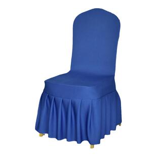 加厚弹力椅套通用酒店饭店椅子套婚庆会议凳子套蝴蝶结椅套罩定制