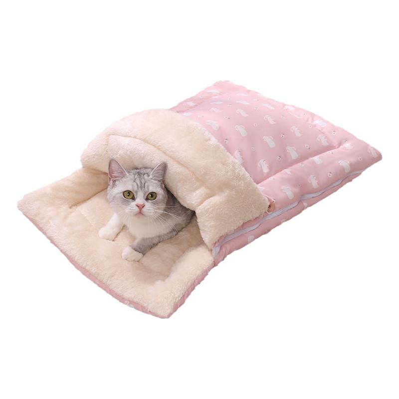 冬季保暖猫咪睡袋宠物垫子被窝