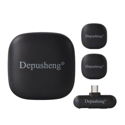 得普声领夹无线话筒手机直播录音