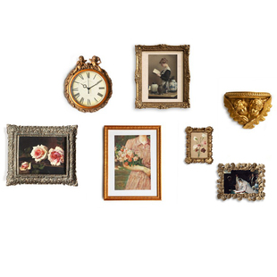 【浮生】欧式复古装饰画客厅组合挂画巴洛克风美式艺术怀旧壁画