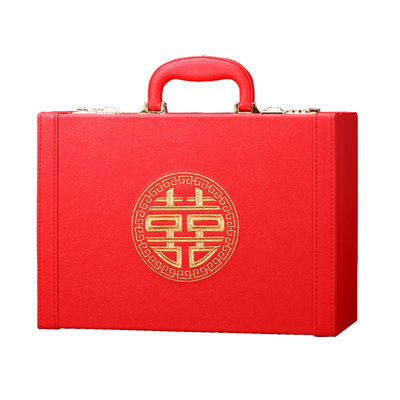 订婚礼金箱提亲聘礼嫁妆陪嫁礼盒