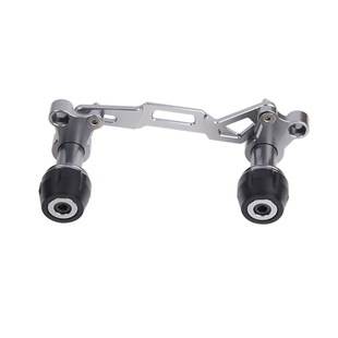 适用无极SR150R 翼龙摩托车改装铝合金加强款排气管防摔棒保护杠