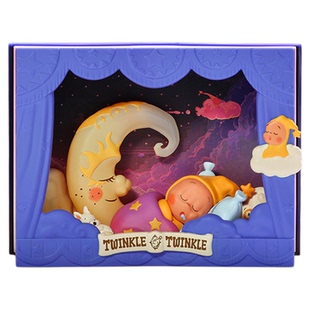 POPMART泡泡玛特Twinkle星星人4点亮系列盲盒场景手办公仔摆件