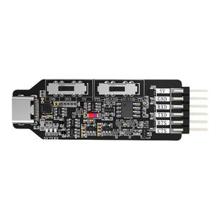 USB转TTL串口模块RS485单片机烧录CH340下载Type-C通信线转换器
