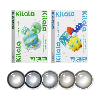 【自营】kilala可啦啦美瞳半年抛自然融瞳小直径隐形眼镜女店正品