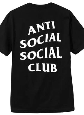 ASSC短袖欧美情侣装T恤纯棉宽松