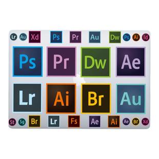 设计师软件程序图标LOGO贴纸个性笔记本电脑ipad平板手机贴纸防水