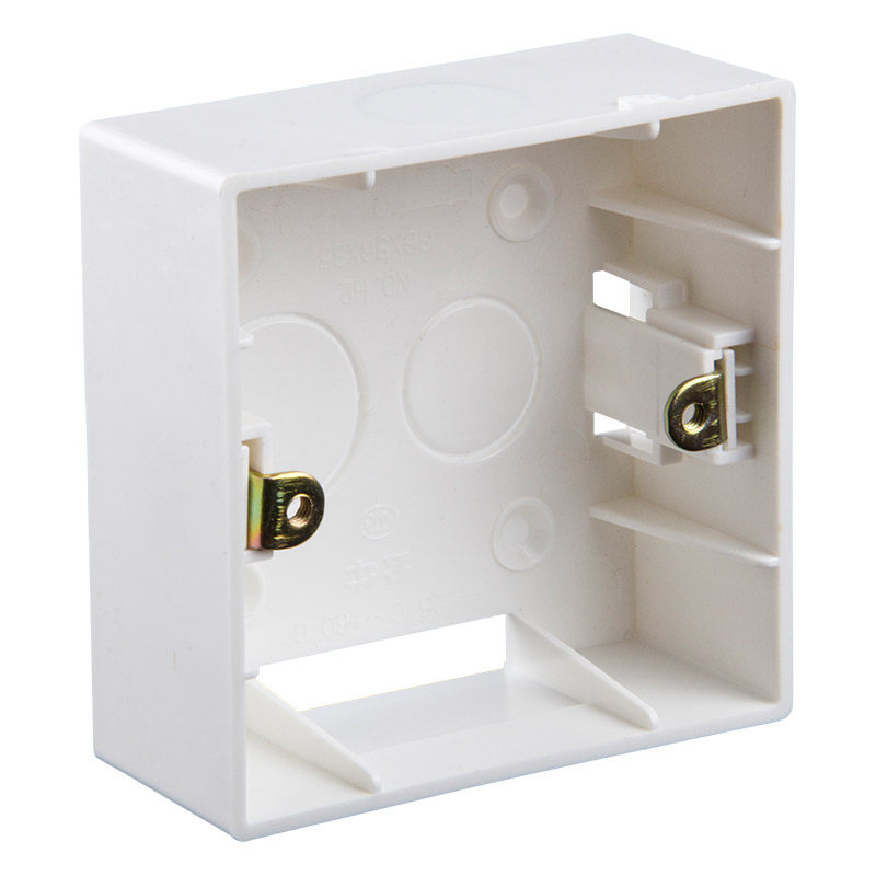 公牛86型线盒明装底盒明盒开关盒家用插座面板接线盒子底座明线盒