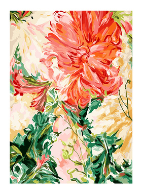 自油自画 数字油画diy填色画画成人手工手绘涂色油彩画 繁华绮梦