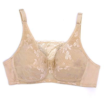 瑞卡瓦无钢圈纯棉不移位义乳胸罩