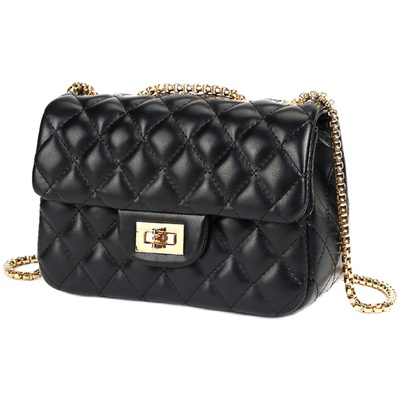 小香风百搭菱格链条包斜挎单肩