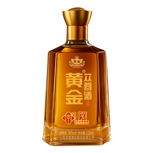 黄金苁蓉酒露酒128ml/瓶38度清香型小瓶白酒小杯自饮小聚官方正品