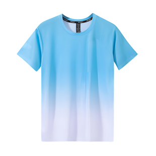 定制衣服速干t恤印logo印字短袖工作羽毛球服跑步运动套装班级服