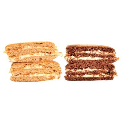 俄罗斯迷你提拉米苏可可奶油蜂蜜西点甜品千层蛋糕小包装整箱零食