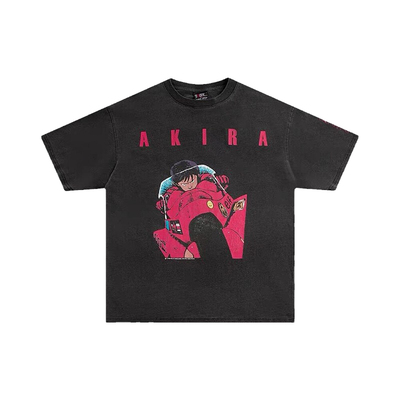 美式高街摇滚做旧复古短袖vintage乐队宽松百搭T恤潮牌短袖上衣