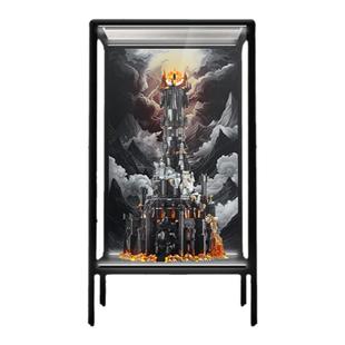 KGBOX魔戒乐高10333指环王巴拉都黑塔亚克力展示盒透明防尘罩