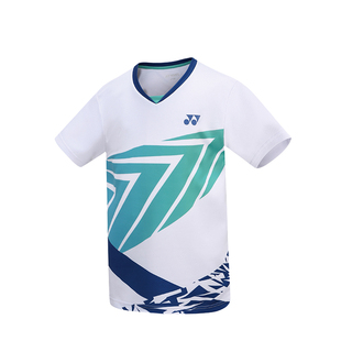 YONEX尤尼克斯儿童羽毛球服yy青少年男童女童运动服短袖T恤130码