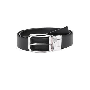 【自营】杰尼亚 ZEGNA 男士牛皮可裁剪双面旋转皮带腰带3.5cm商务