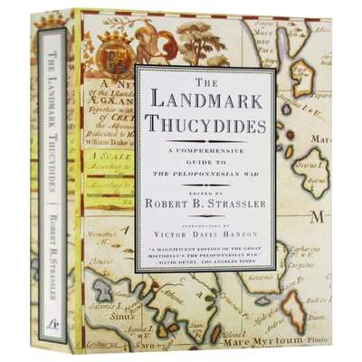修昔底德 伯罗奔尼撒战争史 英文原版 Landmark Thucydides Comprehensive Guide to the Peloponnesian War Robert B Strassler