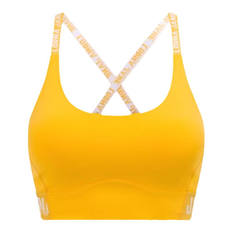 LornaJane中高强运动内衣短袖背心上衣胸垫健身强度EMBODY瑜伽服
