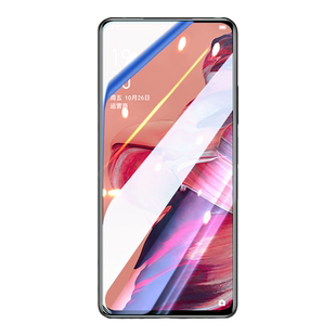 适用oppoReno3钢化膜Reno2手机reno2z全屏reno3元气5g版opop蓝光适用防摔opp0全包抗指纹无白边防爆rone贴膜
