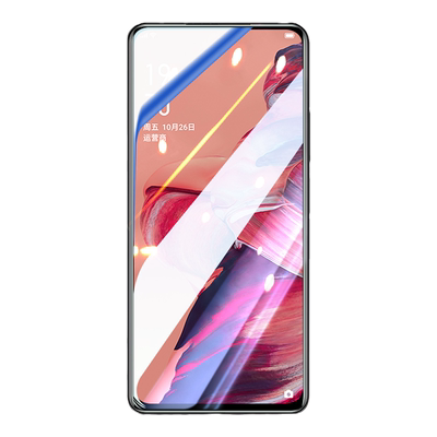 适用opporeno3钢化膜全屏无白边