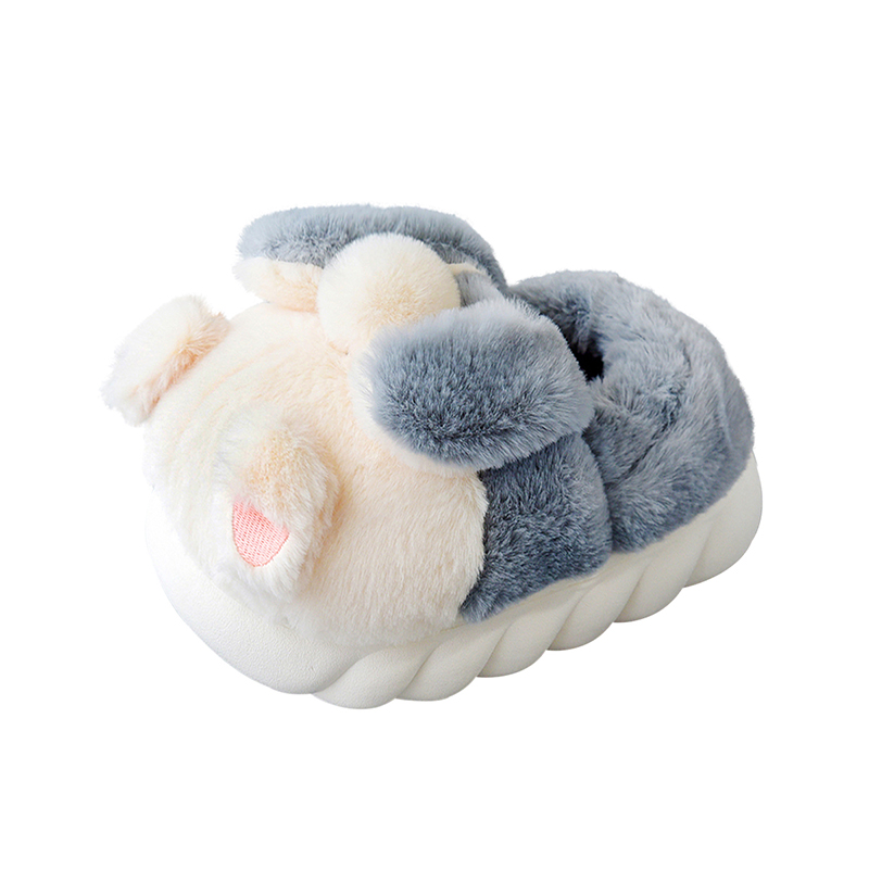 可爱棉拖鞋女包跟冬季2025新款居家室内防滑保暖棉鞋毛绒拖鞋男士
